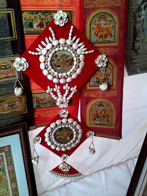 Manufacturers Exporters and Wholesale Suppliers of Palm Leaf Paintings With Shells Bhubaneswar Orissa